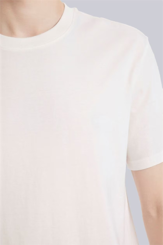 Resim Defacto Erkek T-shirt V7699AZ/WT32