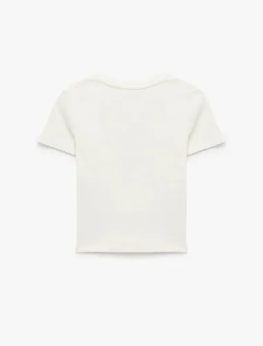 Resim Koton Kadın T-shirt 6SAL10962IK