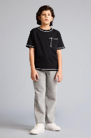 Resim Defacto Erkek Çocuk T-shirt G7138A8/BK81