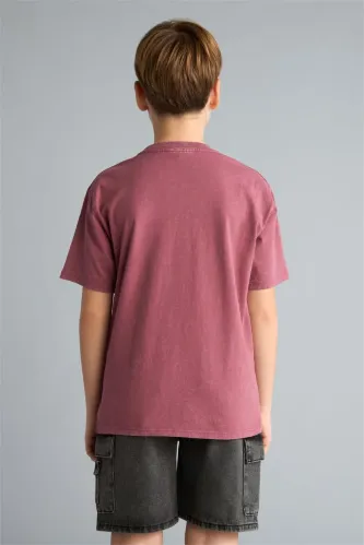 Resim Defacto Erkek Çocuk T-shirt G9417A8/PR220