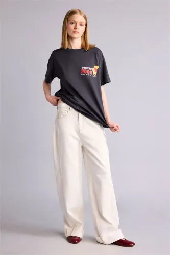 Resim Defacto Kadın T-shirt H6820AX/AR191