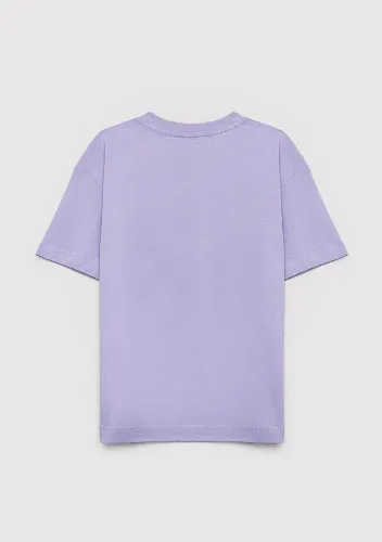 Resim Mavi Kız Çocuk T-shirt M7610479-70523