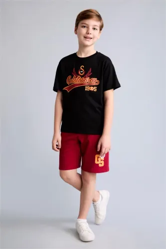 Resim Defacto Erkek Çocuk T-shirt H7790A8/BK81