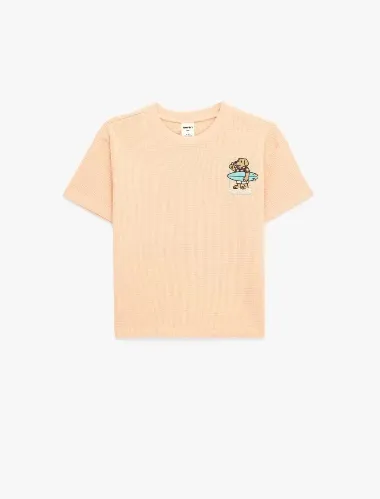 Resim Koton Erkek Bebek T-shirt 6SMB10202TK