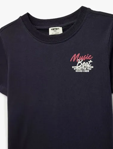 Resim Koton Erkek Çocuk T-shirt 6SKB10531TK