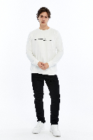 Resim Paul&More Erkek Sweat What Baskı 0 Yaka 2 İp