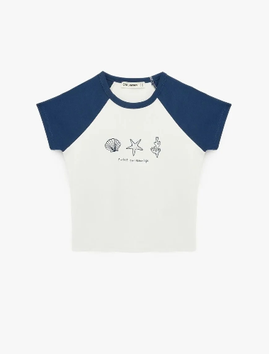 Resim Koton Kadın T-shirt 6SAL10070IK