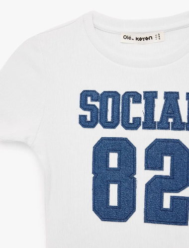 Resim Koton Kadın T-shirt 6SAL10058IK