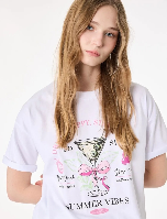 Resim Koton Kadın T-shirt 6SAL10085IK