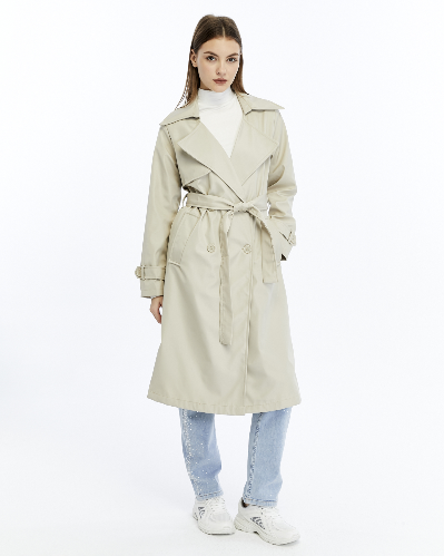 Resim Yenikoza Kadın Pardesü / Trençkot