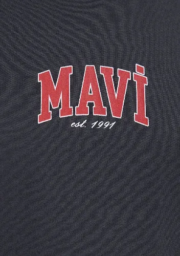 Resim Mavi Kadın T-shirt M1613412-70087