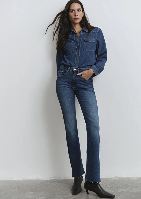 Resim Mavi Maria Kadın Jean Pantolon M101225-80680