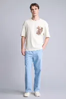 Resim Defacto Erkek T-shirt H4709AX/BG734