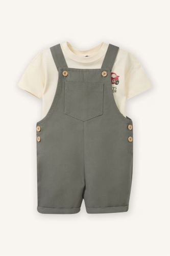 Resim Defacto Erkek Bebek Şort Takım G8516A5/ER42