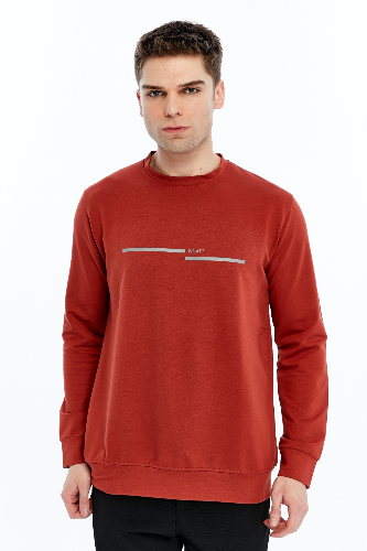 Resim Paul&More Erkek Sweat What Baskı 0 Yaka 2 İp