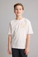 Resim Defacto Erkek Çocuk T-shirt H7563A8/WT34