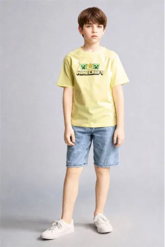 Resim Defacto Erkek Çocuk T-shirt H8261A8/YL114