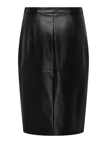 Resim Only Onlolıne Faux Leather Skırt Otw Noos Kadın Etek 15315998