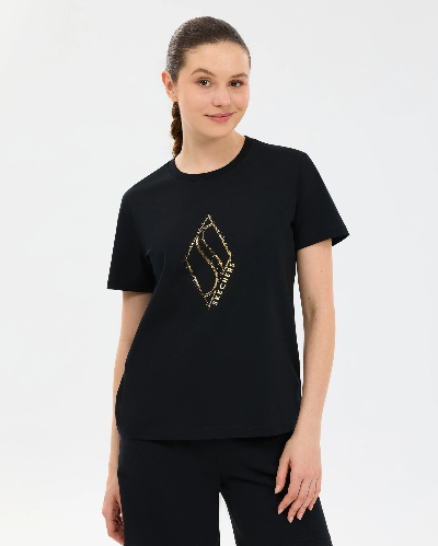 Resim Skechers  W Regular Fit Graphic Kadın T-shirt S2610049-3817