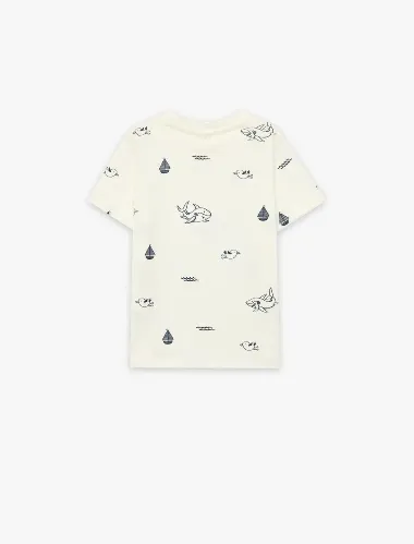Resim Koton Erkek Bebek T-shirt 6SMB10040TK