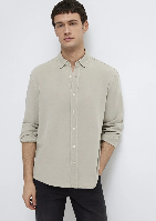 Resim Mavi Erkek Uzun Kol Gömlek M0211482-70333