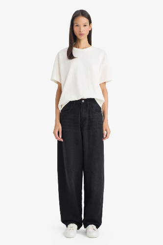 Resim Defacto Kadın T-shirt E4935AX/WT32