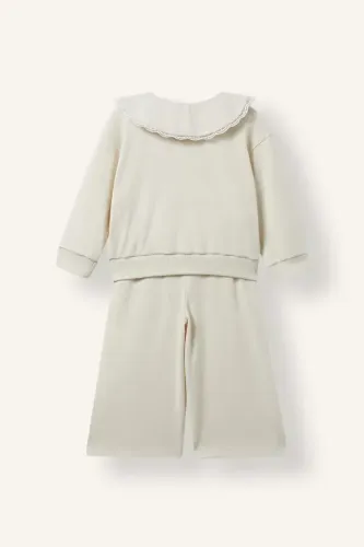 Resim Defacto Kız Bebek Sweat Takım I2905A5/ER117