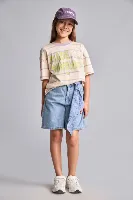 Resim Defacto Kız Çocuk T-shirt G1142A8/GN252