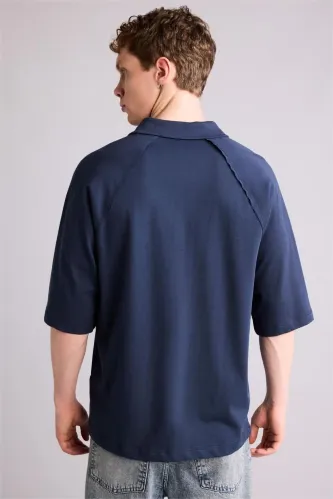 Resim Defacto Erkek T-shirt H2600AX/NV256