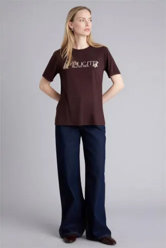 Resim Defacto Kadın T-shirt G9260AX/BN340