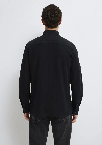 Resim Mavi Erkek Uzun Kol Gömlek M0212062-900