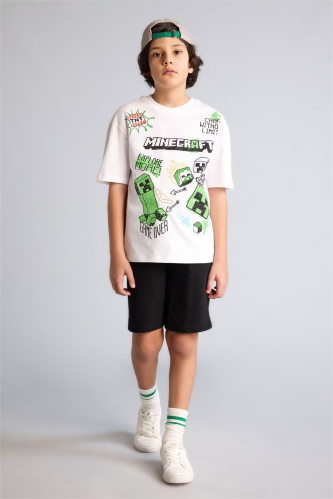 Resim Defacto Erkek Çocuk T-shirt G8885A8/WT34