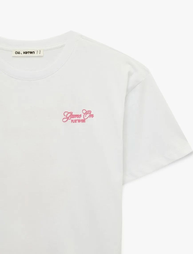 Resim Koton Kadın T-shirt 6SAL10716IK