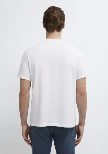 Resim Mavi Erkek T-shirt M0613270-620