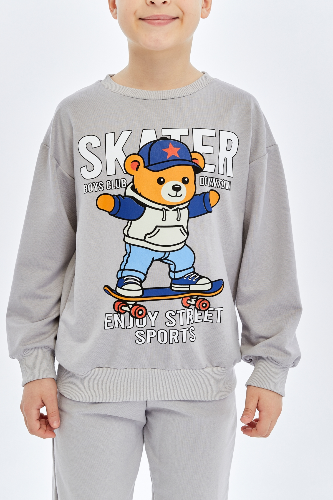 Resim Yenikoza Erkek Çocuk Sweat Takım