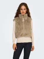 Resim Only Onldana Faux Fur Rev.Waıstcoat Otw Cc Kadın Mont 15348986