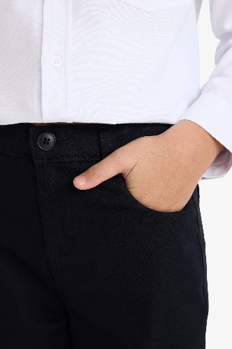 Resim Defacto Erkek Çocuk Kanvas Pantolon X4224A6/BK81