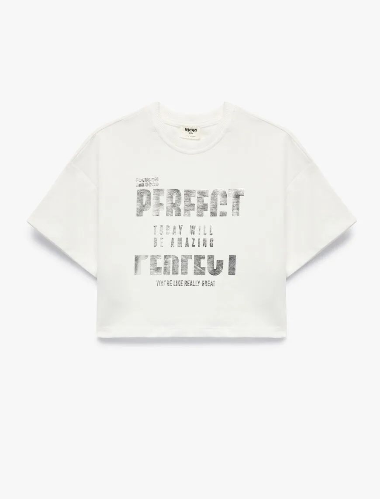 Resim Koton Kız Çocuk T-shirt 6SKG10164AK