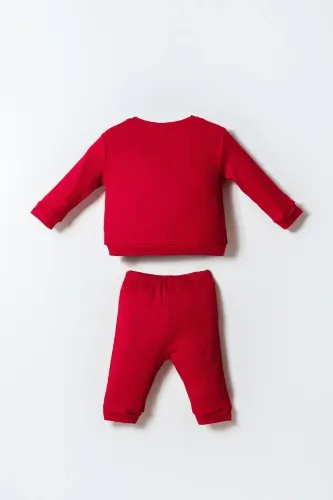 Resim U.S. Polo Assn Bebek Kız Bebek Sweat Takım USB2739