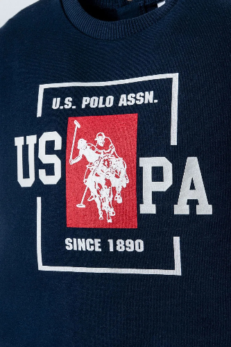 Resim U.S. Polo Assn Bebek Erkek Bebek Şort Takım Usb2868