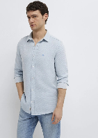 Resim Mavi Erkek Uzun Kol Gömlek M0211899-86659