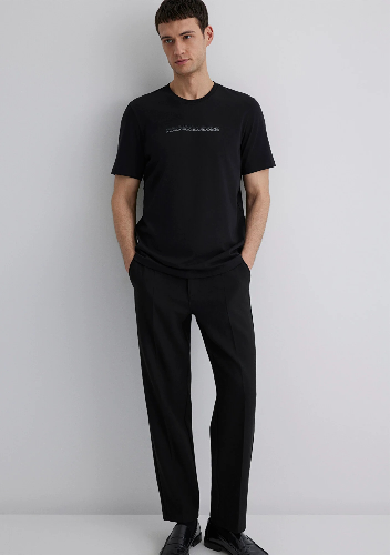 Resim Mavi Erkek T-shirt M0612647-900