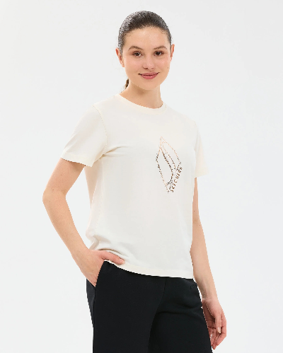 Resim Skechers  W Regular Fit Graphic Kadın T-shirt S2610049-3855