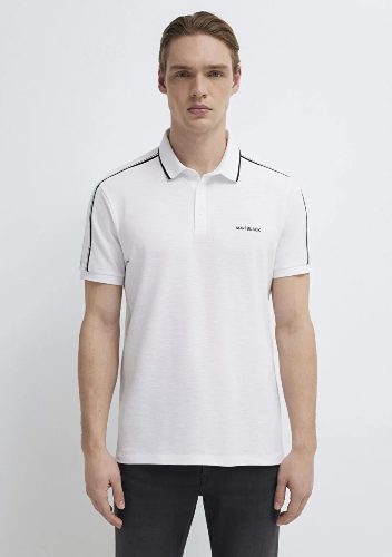 Resim Mavi Erkek T-shirt M0611838-620