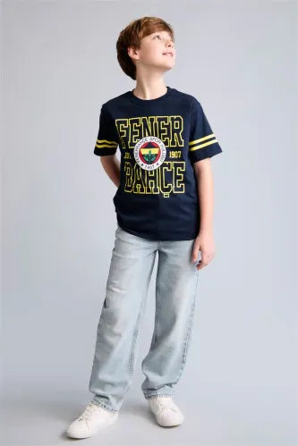 Resim Defacto Erkek Çocuk T-shirt H7868A8/IN42