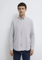 Resim Mavi Erkek Uzun Kol Gömlek M0211199-70086