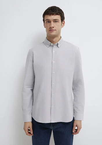 Resim Mavi Erkek Uzun Kol Gömlek M0211199-70086