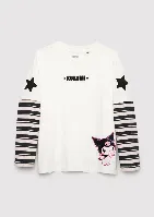 Resim Mavi Kız Çocuk T-shirt M7610480-70057