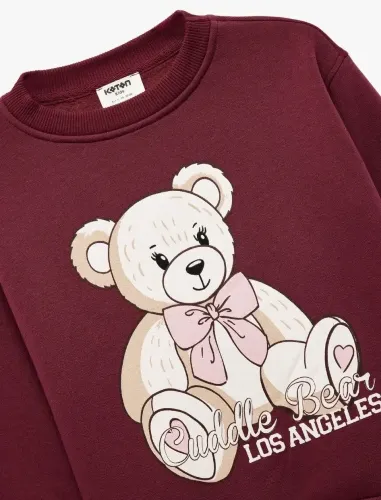 Resim Koton Kız Çocuk Sweat 7WKG10038AK