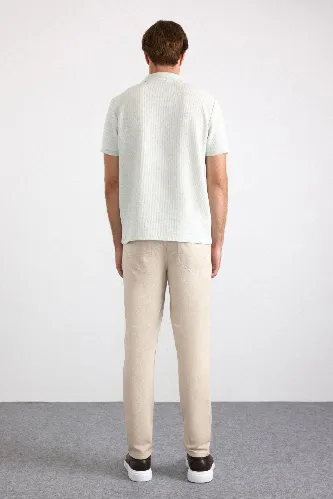 Resim Süvari Polo Yaka V Patlı T-shirt Sts1014000005